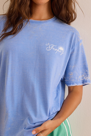 Saint Tropez Postcard Slub Tee - Altar'd State - 