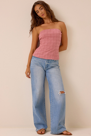 Ollie Jacquard Tube Top - Altar'd State - 