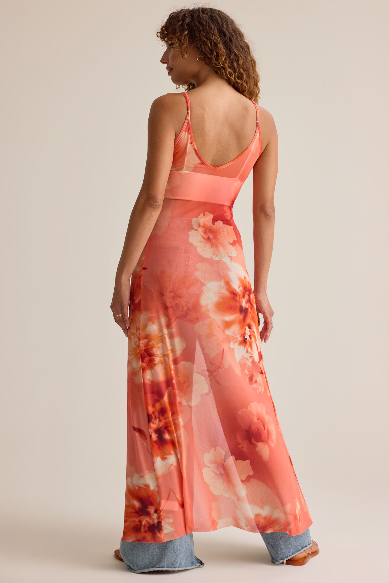 Florence Floral Mesh Kimono