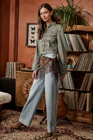 Hart High Rise Roll Cuff Jeans - Altar'd State - 