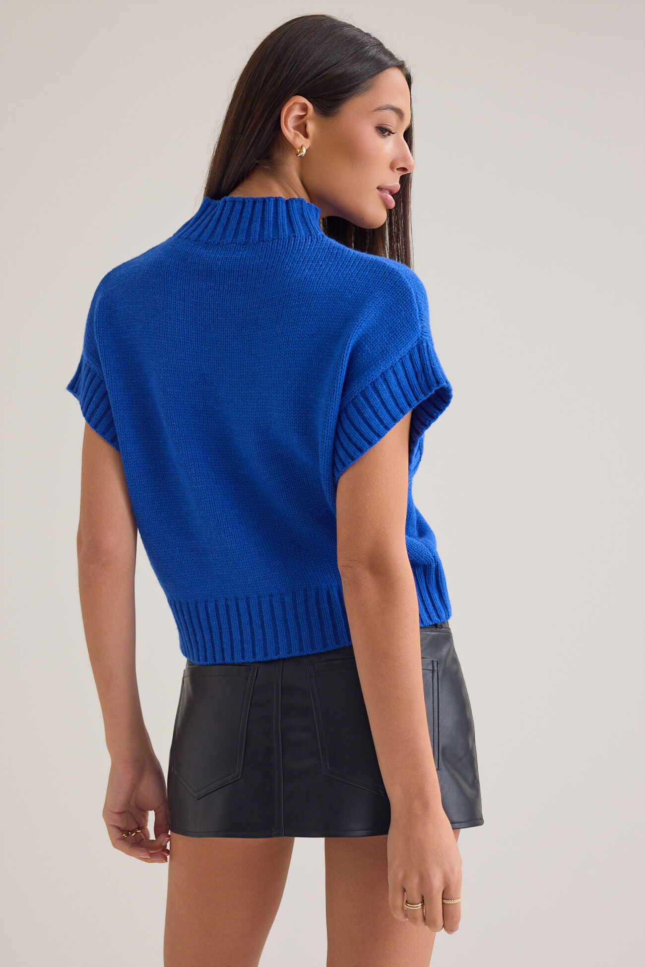 Thalia Mock Neck Sweater