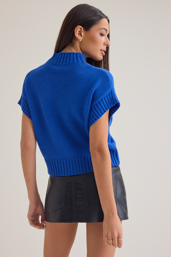 Thalia Mock Neck Sweater Detail 4 - Altar'd State
