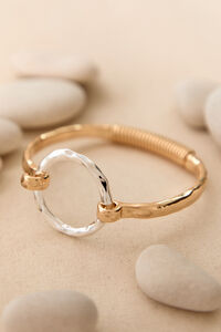 Hammered Open Circle Bangle - Altar'd State