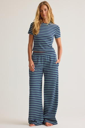 Santorini Striped Knit Pants - Altar'd State - 