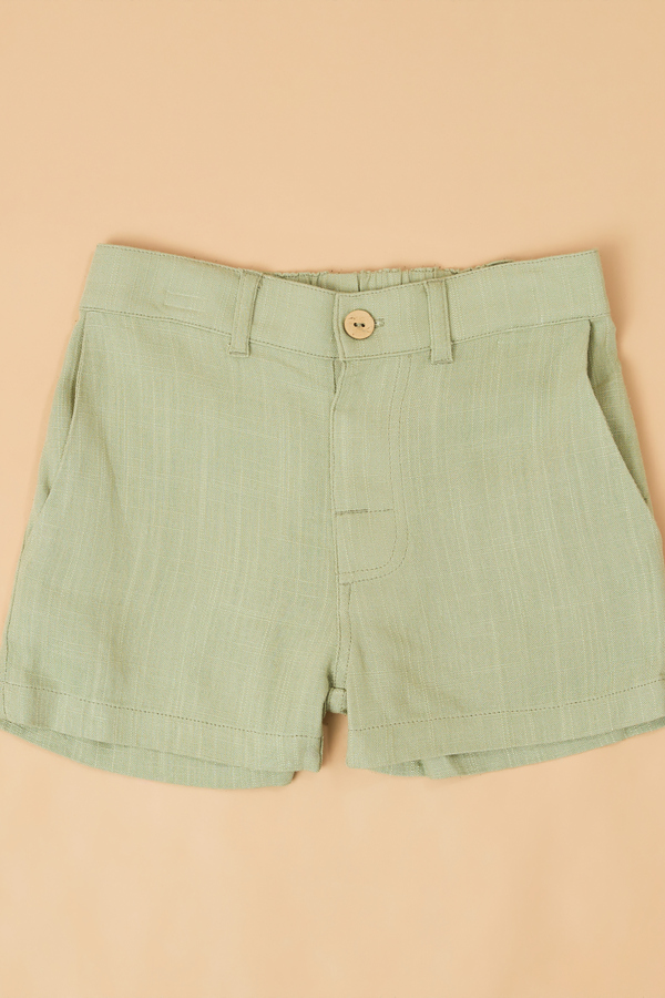 Rowan Linen Shorts Detail 2 - Altar'd State