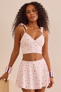 Poppy Performance Floral Skort - Altar'd State