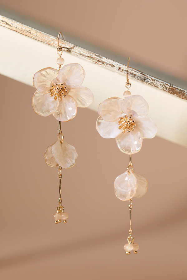 Linear Flora Dangle Earrings - Altar'd State