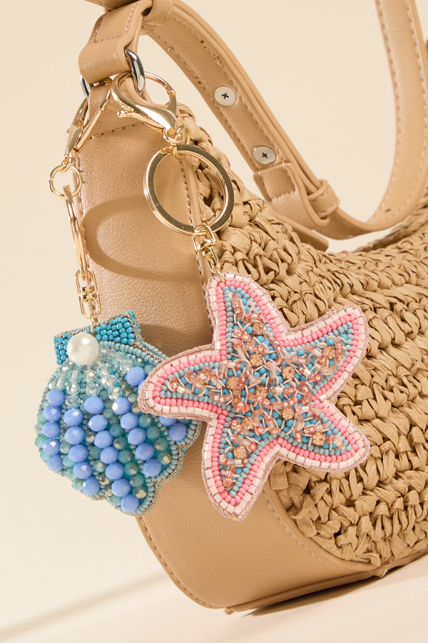 Beaded Starfish Bag Charm Detail 4 - Altar'd State
