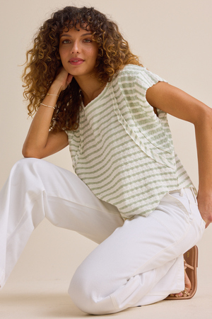Royel Striped Tee - Altar'd State - 