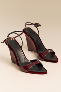 Elodie Velvet Wedge by Schutz - Altar'd State