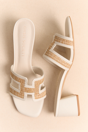 Eileen Raffia Heel - Altar'd State