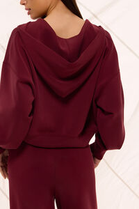 Supersoft Cropped V-Neck Hoodie Detail 5 - Altar'd State