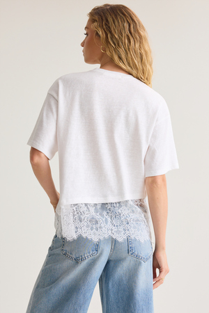 Aylea Lace Hem Tee - Altar'd State - 