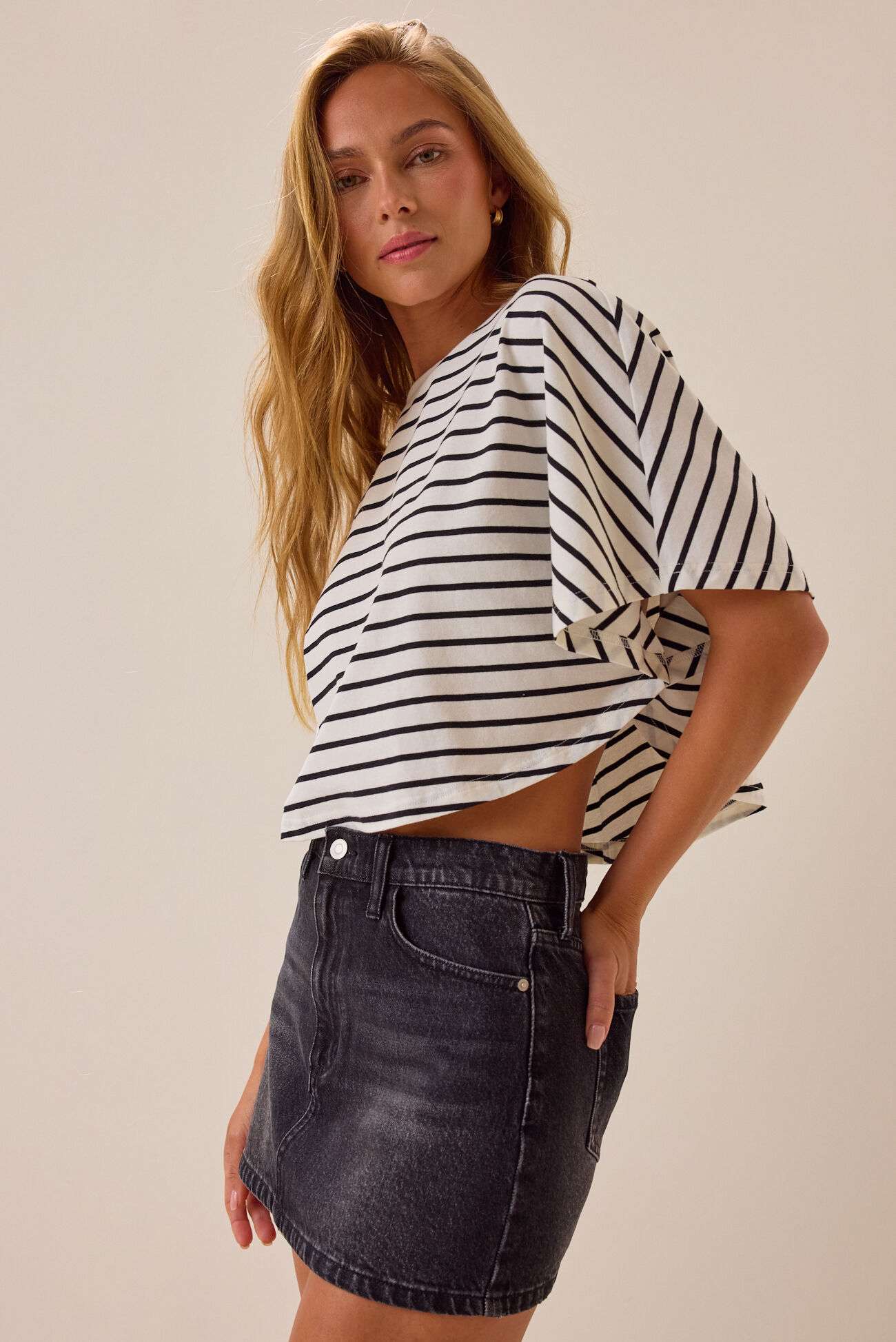 Thayer Cape Knit Top