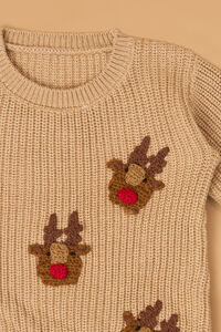 Reindeer Sweater Bubble Detail 2 - Altar'd State