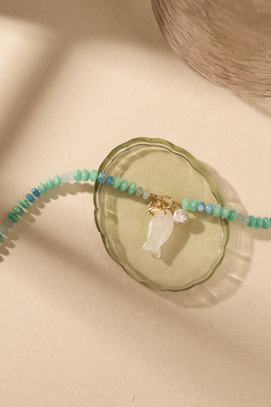 Coastal Charm Fish Necklace - Altar'd State - 
