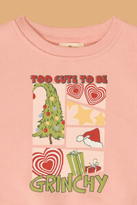 Too Cute To Be Grinchy Pullover Detail 2 - Altar'd State