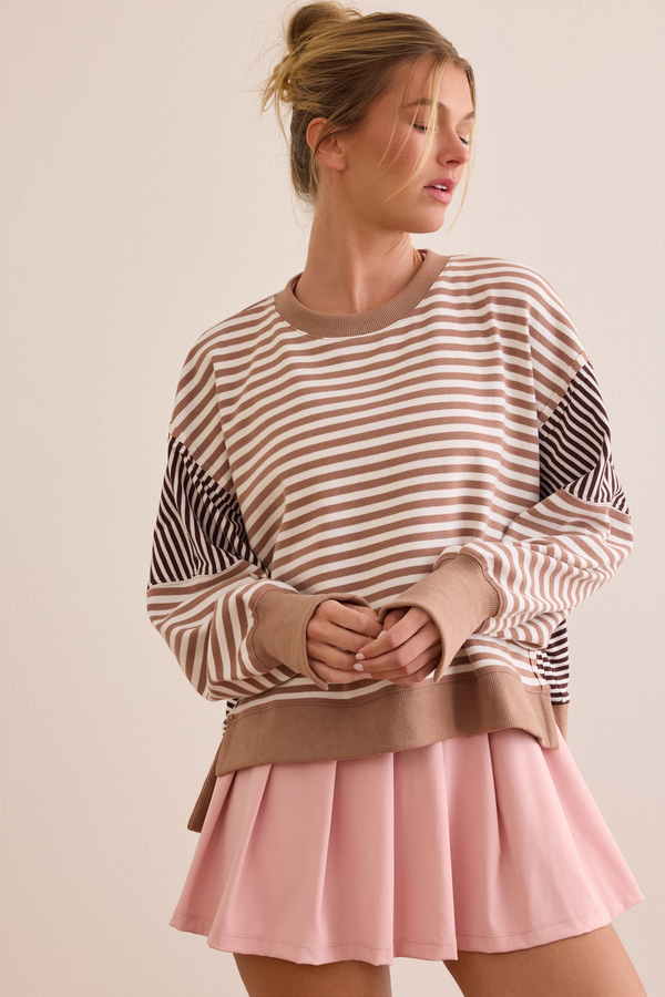 Varsity Stripe Long Sleeve - Altar'd State
