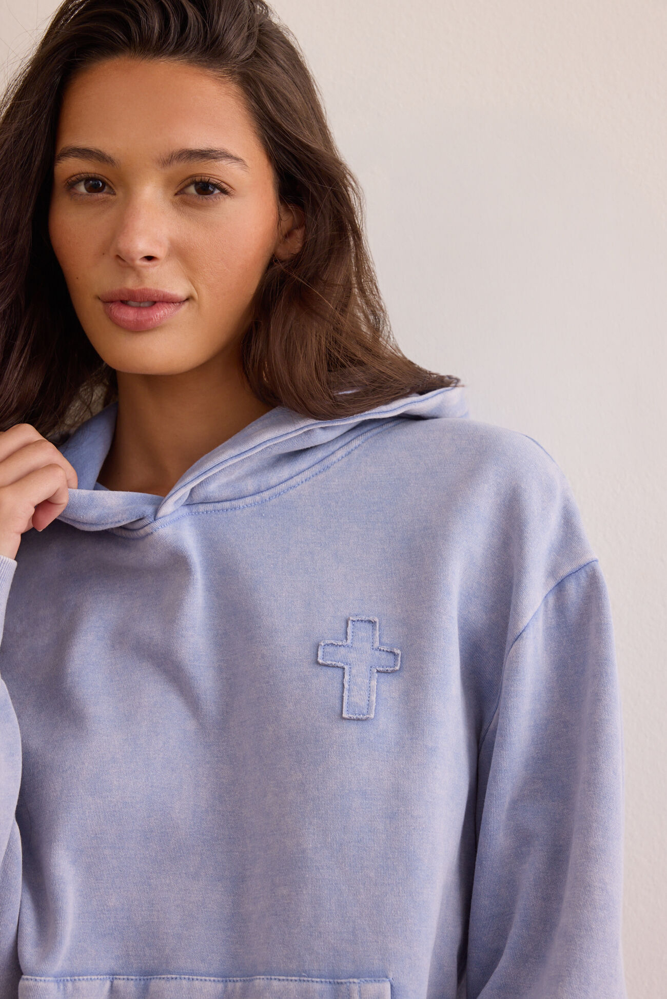 Faith Over Fear Appliqué Hoodie