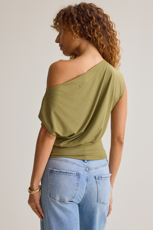 Senna Asymmetrical Neck Top - Altar'd State - 