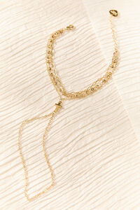 Cross Beaded Layered Hand Chain - Altar'd State