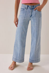 Hannah Wide Hem Jean Detail 2 - Altar'd State