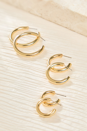 18k Gold Dipped Hoop Pack - Altar'd State - 