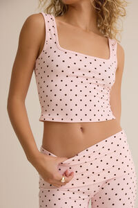 Liora Polka Dot Cami Detail 2 - Altar'd State