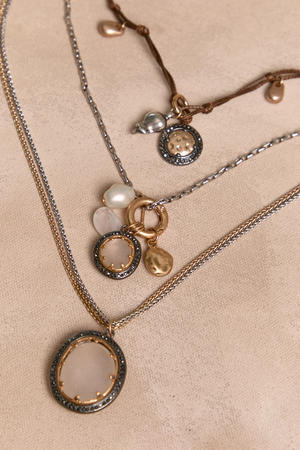 Jodie Mixed Metal Necklace Set - Altar'd State