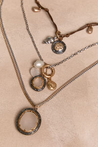 Jodie Mixed Metal Necklace Set Detail 3 - Altar'd State