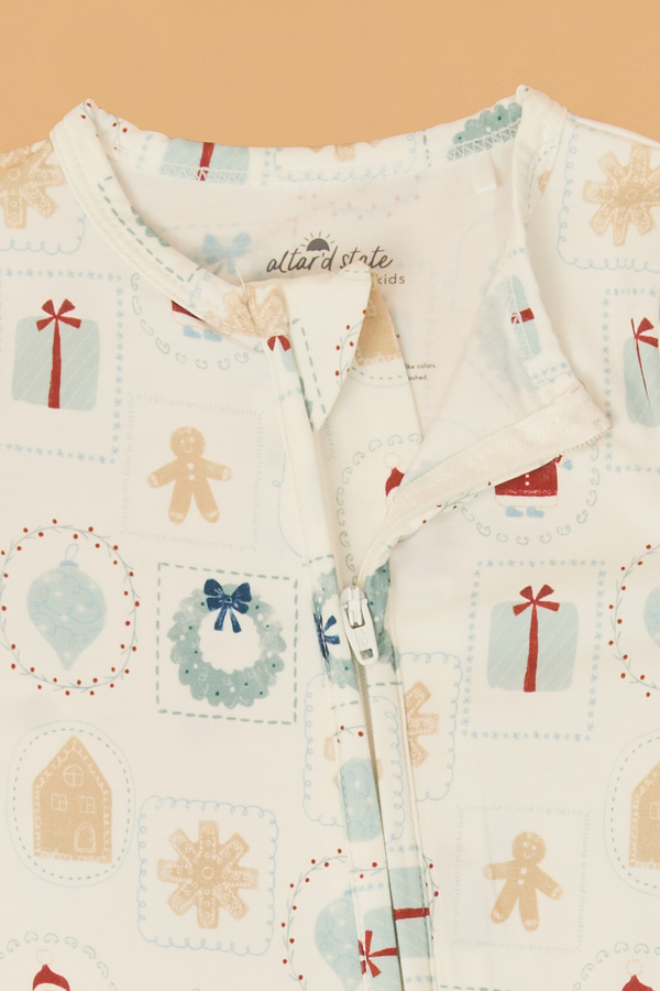 Christmas Tiles Footie Detail 3 - Altar'd State