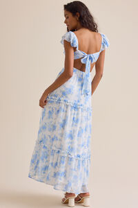 Auburn Floral Maxi Dress Detail 2 - Altar'd State