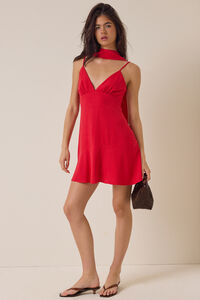 Holland Linen Mini Dress Detail 2 - Altar'd State