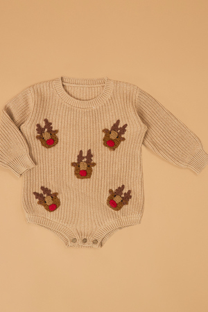 Reindeer Sweater Bubble - Altar'd State