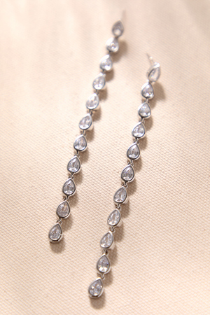 Crystal Teardrop Earrings - Altar'd State - 