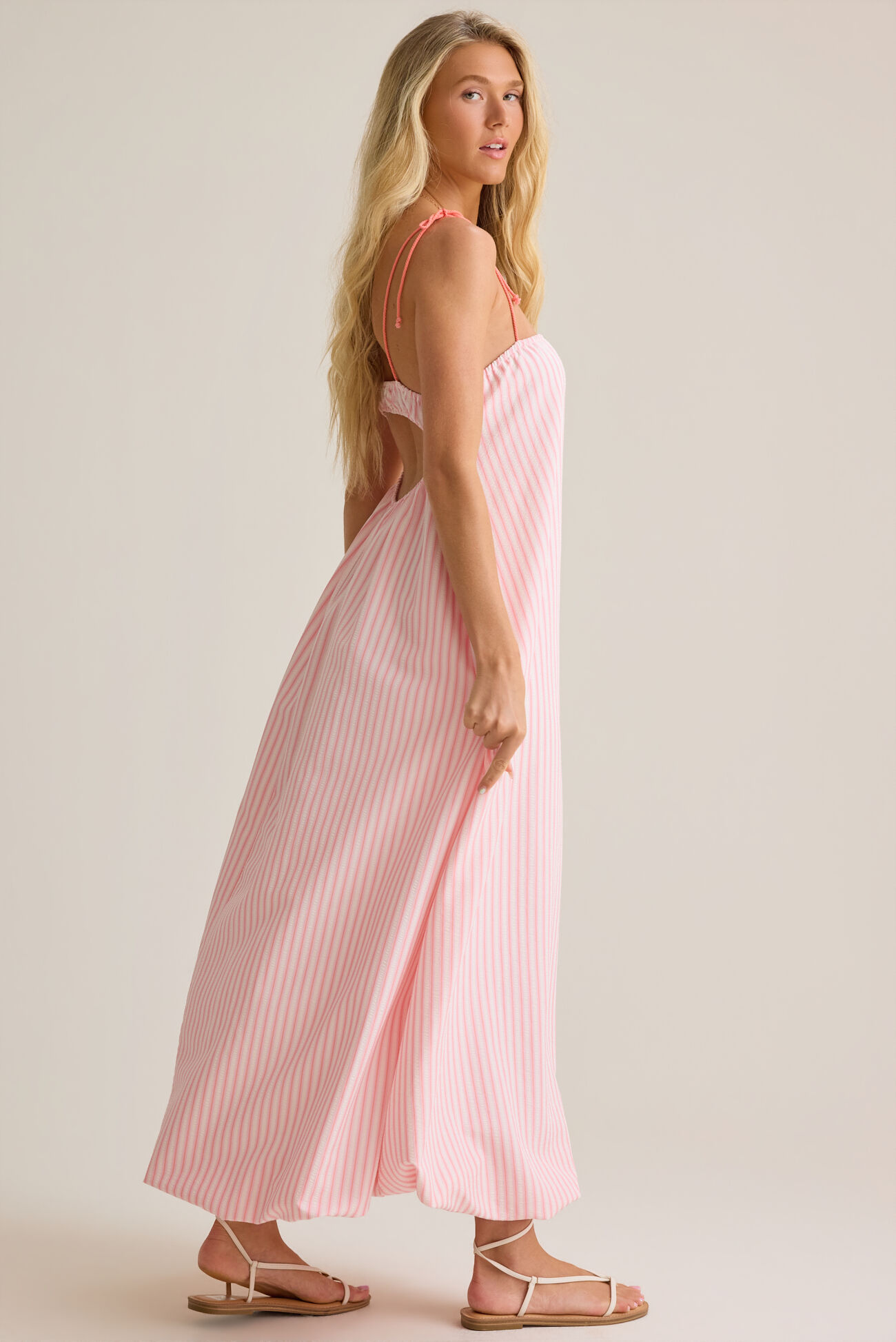 Lucy Striped Maxi Dress