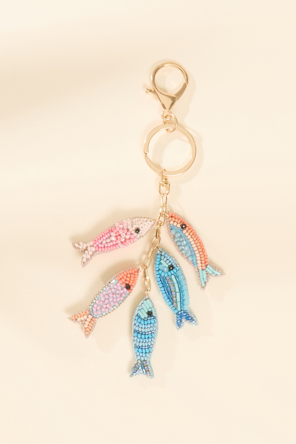 Beaded Sardine Key Chain - Altar'd State