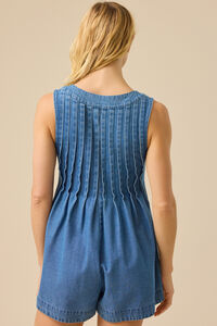 Evie Denim Romper Detail 4 - Altar'd State