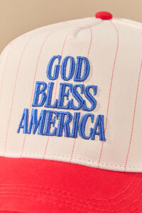 God Bless America Trucker Hat Detail 2 - Altar'd State