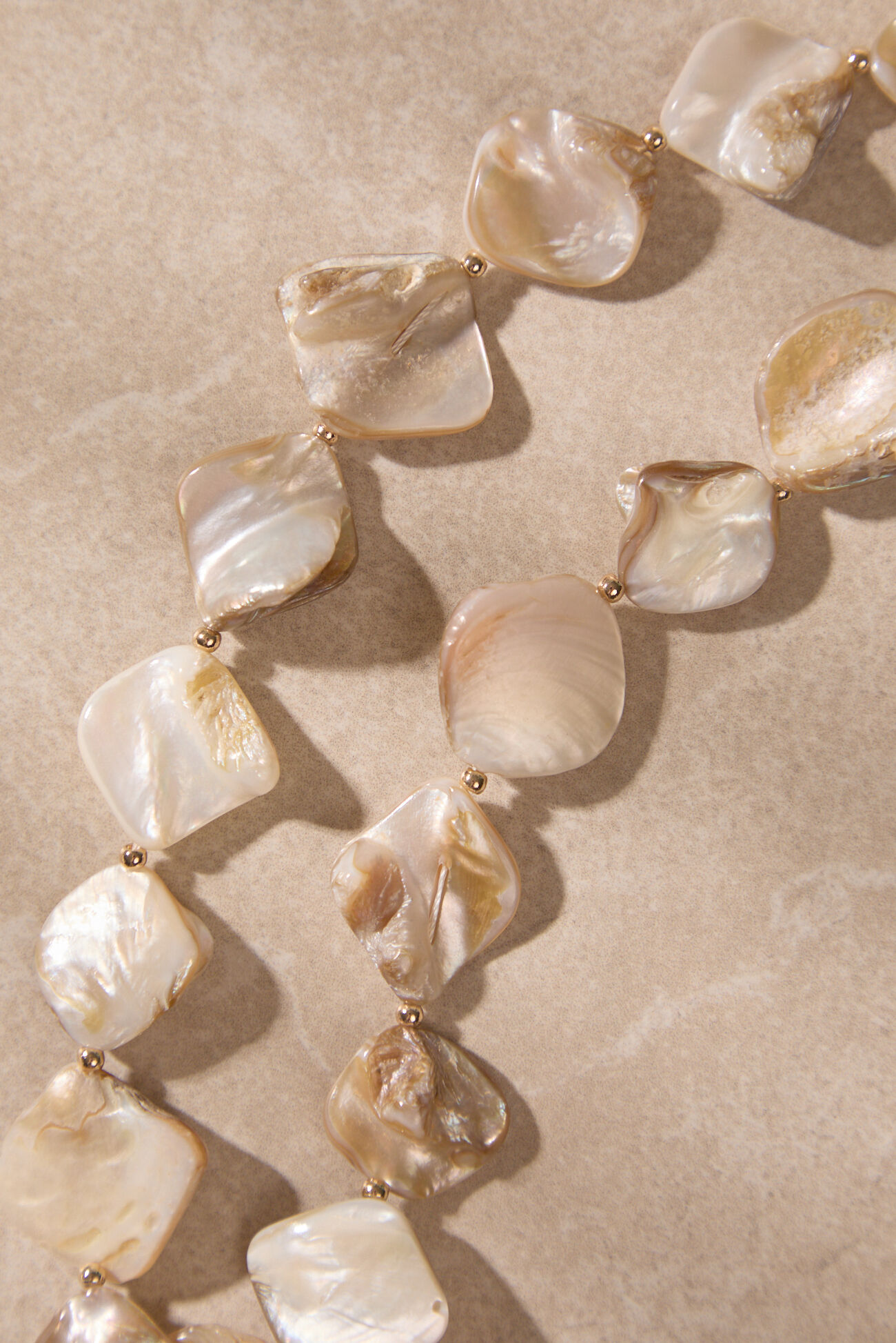 Seashell Flower Statement Necklace