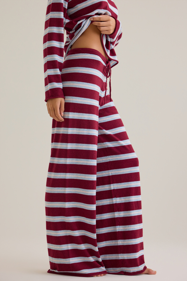 Jordan Stripe Lounge Pant Detail 3 - Altar'd State