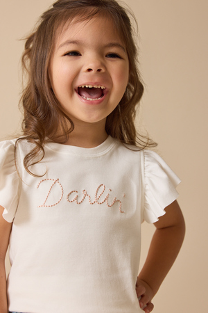 Darlin Flutter Sleeve Tee - Altar'd State - 