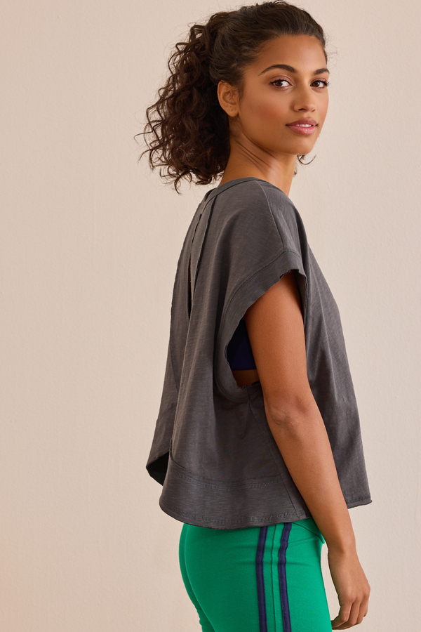 In Motion Circle Back Tee Detail 3 - Altar'd State