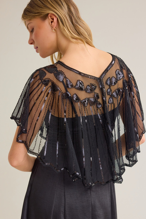 Reid Sequins Cape - Altar'd State