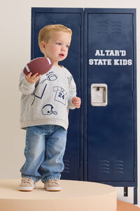 "It's Good!" Field Goal Sweatshirt Detail 3 - Altar'd State