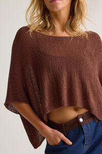 Christy Knit Poncho - Altar'd State