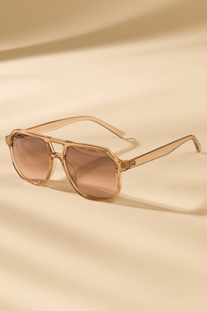 Anthem Square Aviator Sunglasses - Altar'd State - 