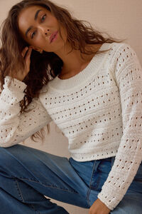 Olivia Boatneck Sweater Detail 4 - Altar'd State