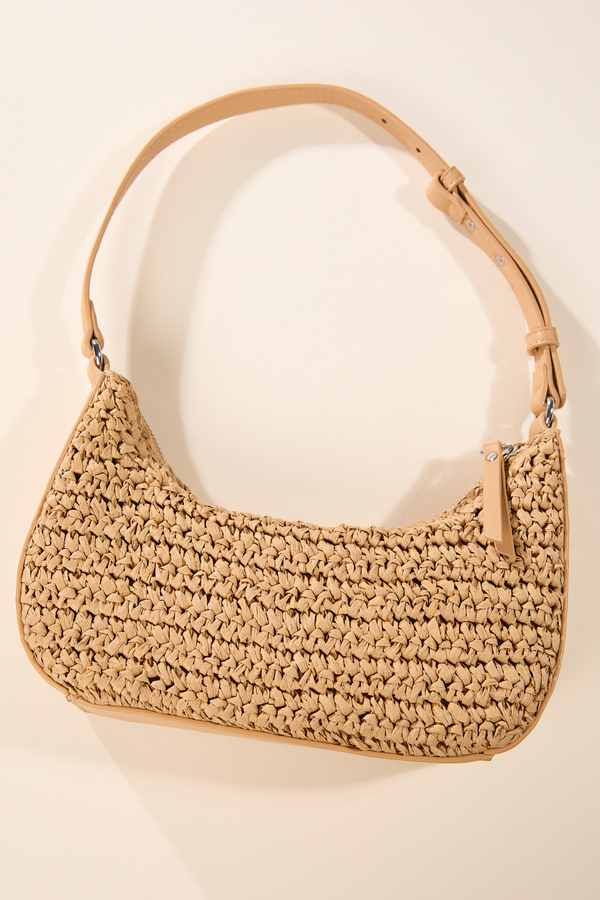 Pura Vida Straw Shoulder Bag Detail 3 - Altar'd State