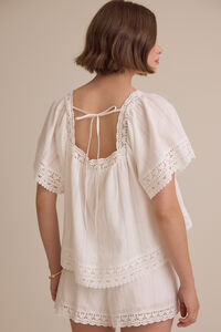 Isolde Lace Baby Doll Top Detail 5 - Altar'd State